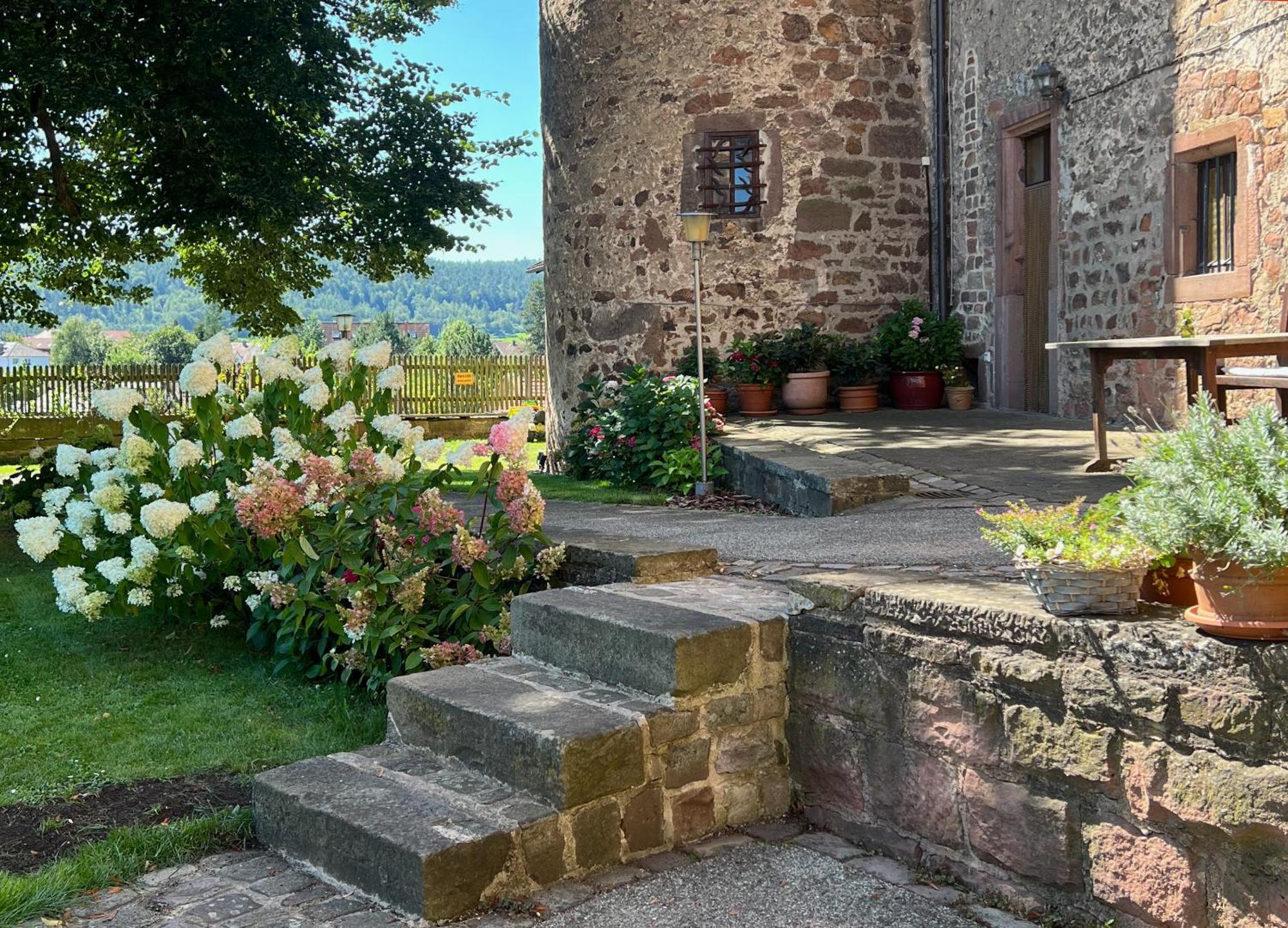 Graefin Amalia - Elegantes Apartment In Der Historischen Hinterburg In Schlitz, 2 Schlafzimmer, Mit Garten, Nahe Fulda Und Bad Hersfeld Extérieur photo